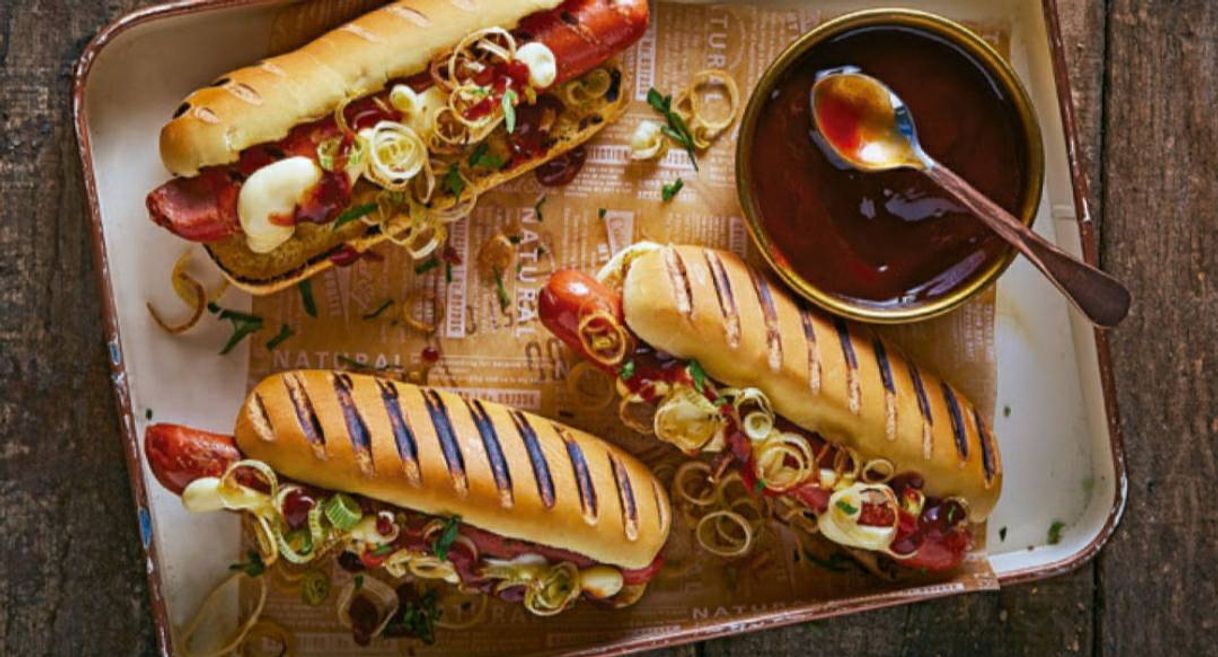 Social Hot dogs con cebolla frita 🤫❤