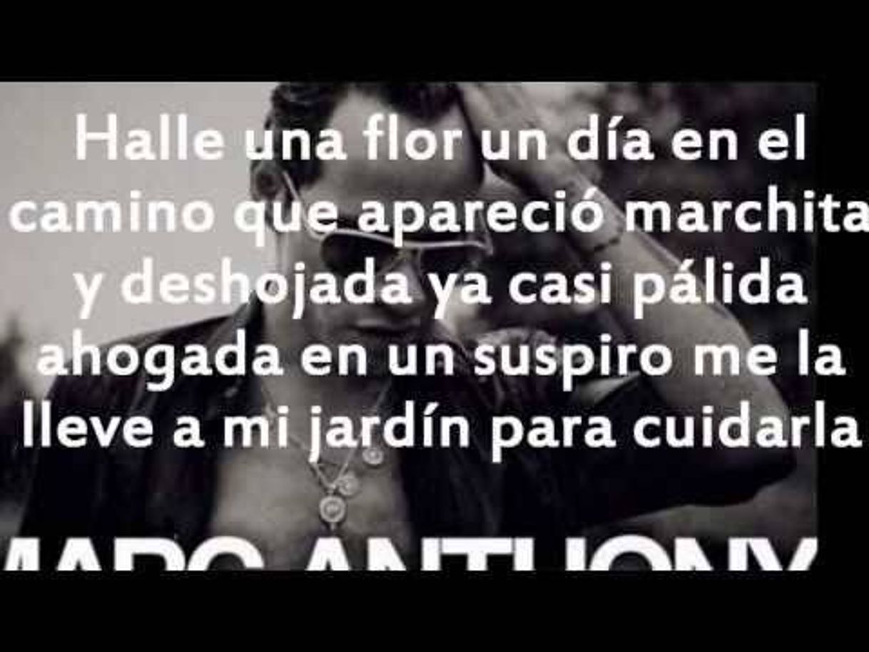 Canción Flor pálida marc Antony