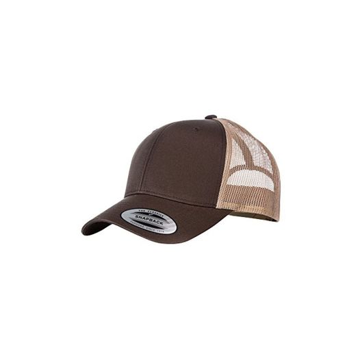 Yupoong Flexfit - Gorra estilo camionero retro ajustable