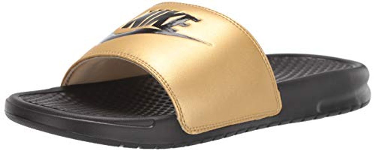 Fashion Nike Women's Benassi Just Do It. Sandal, Slide Womens, Black