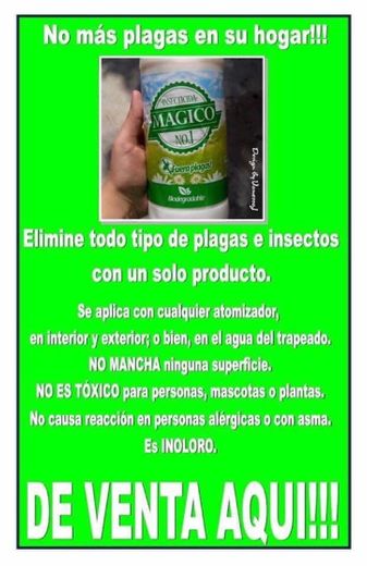 Insecticida Mágico no.1