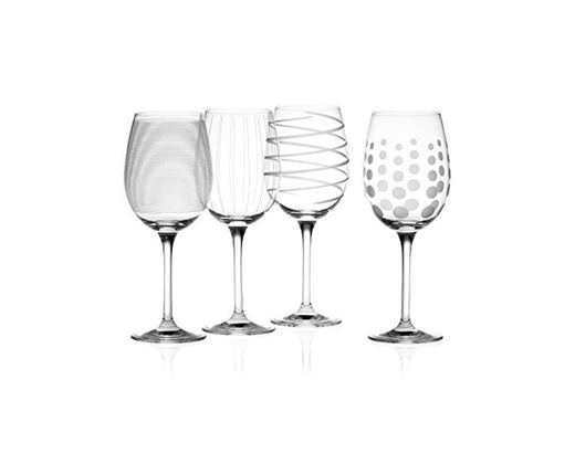 Creative Tops Mikasa Cheers de Cristal Copas de Vino Blanco