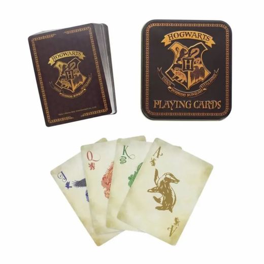 Harry Potter Hogwarts playing cards