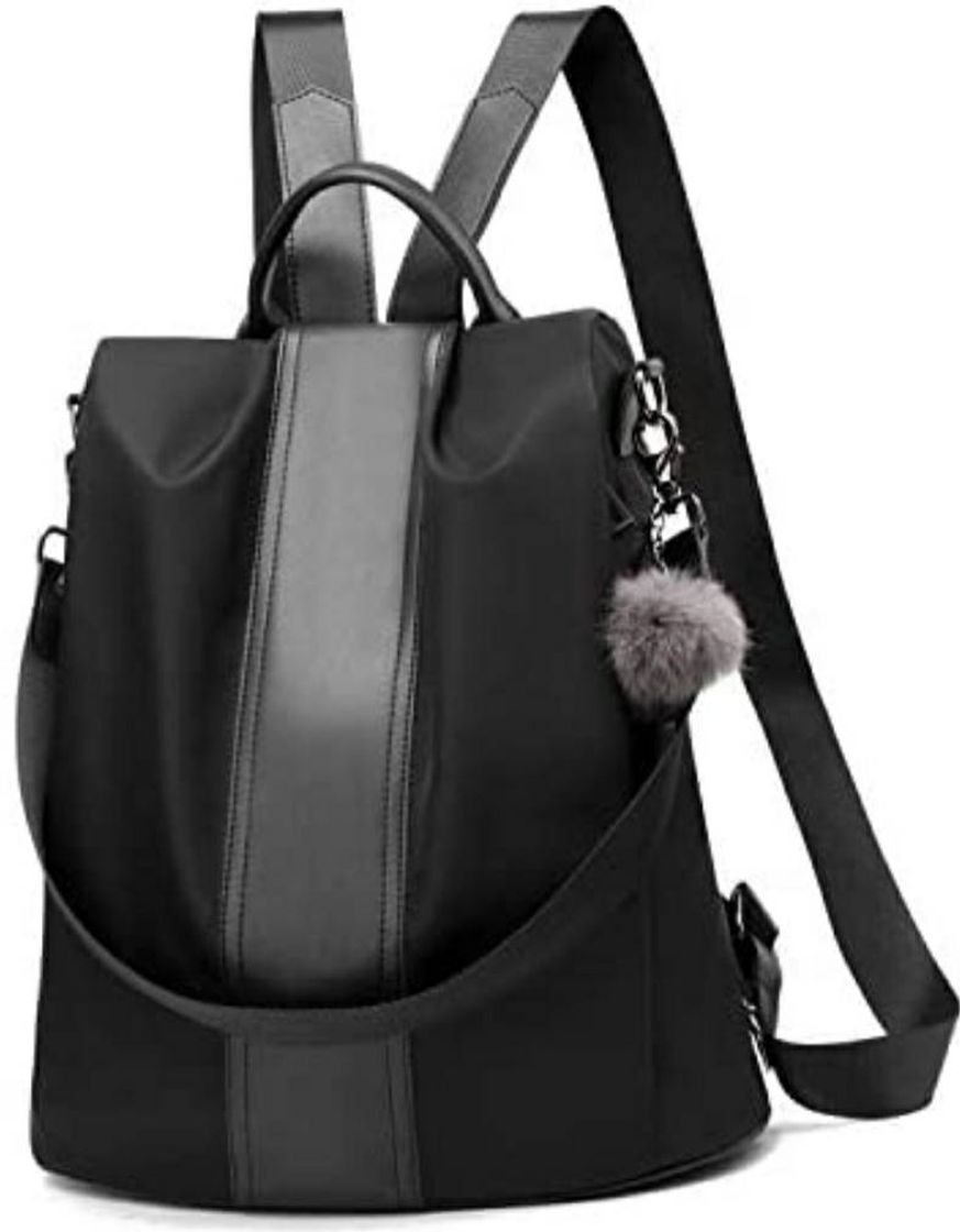 Moda Bolsa color negra backpack