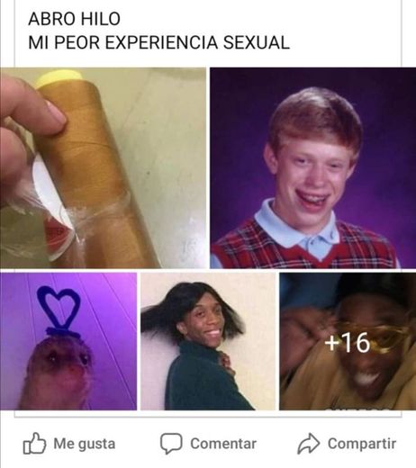 Ve a mi página en facebook para ver el hilo 😏💅