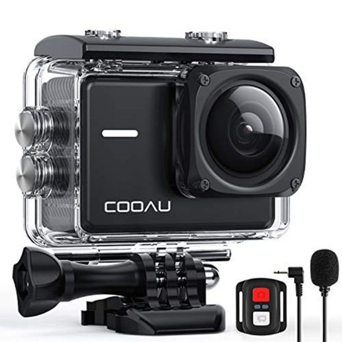 Producto COOAU Cámara Deportiva 4K Nativo de 60fps 20MP con Wi-Fi y de