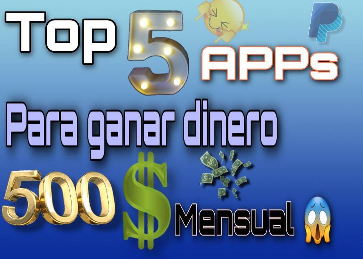 Fashion Top 5 Apps para ganar dinero para PayPal 