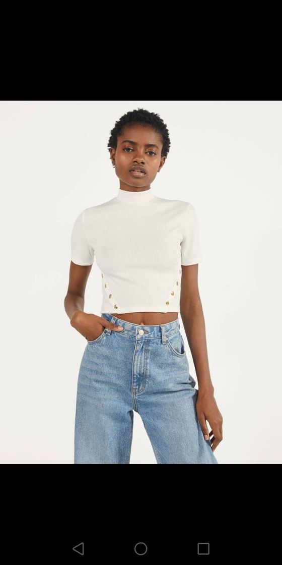 Social ✨Top con botones❣️