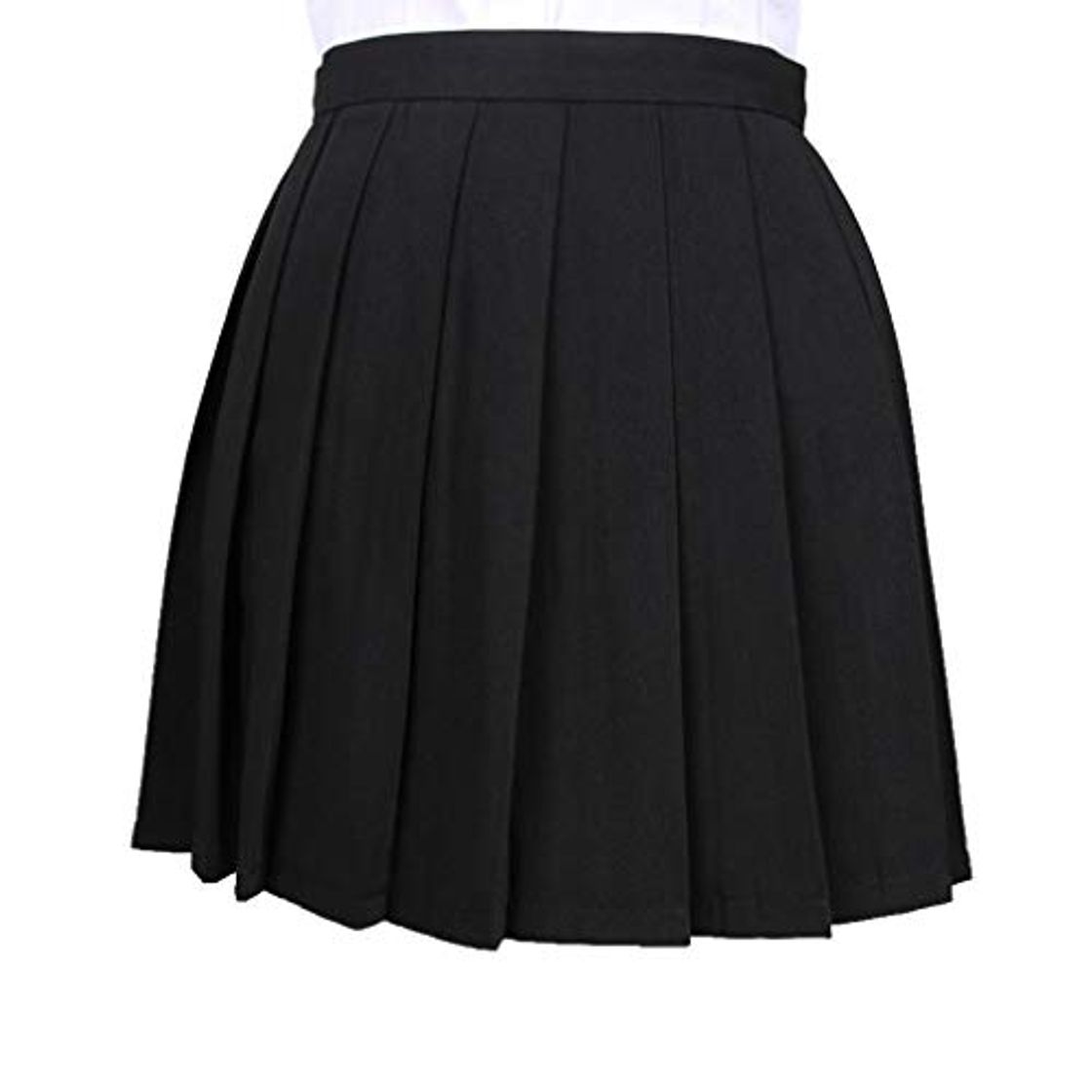 Productos Yying Mujeres Retro Mini Falda Plisada Niñas Elástico Falda Corta Uniforme Escolar