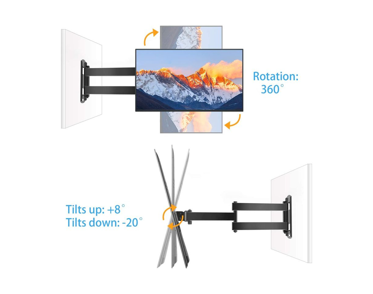 Product Soporte Universal de Pared para TV Giratorio, inclinable y rotatorio - Se