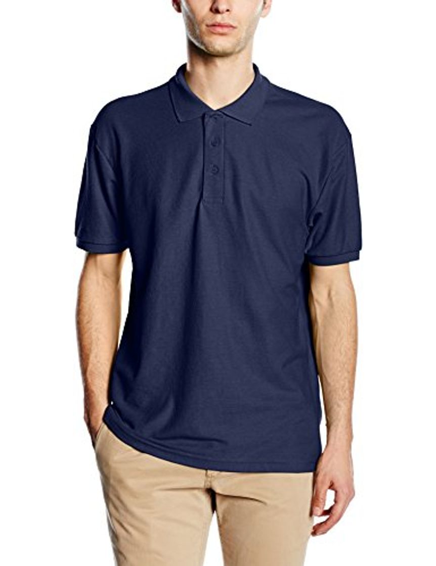 Social Fruit of the Loom Raglan Sleeve - Polo para hombre, color azul