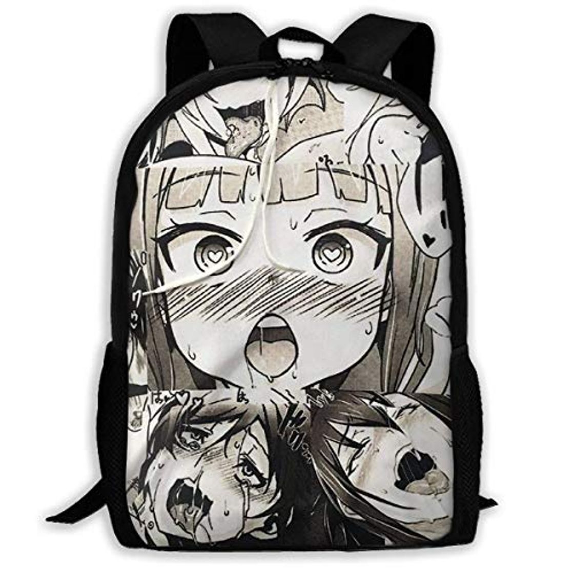 Social FGHJY Anime Ahegao Print Mochila para Adultos Mochila de Viaje Bolsas de Negocios Laptop Ligera para Estudiantes para Hombres y Mujeres