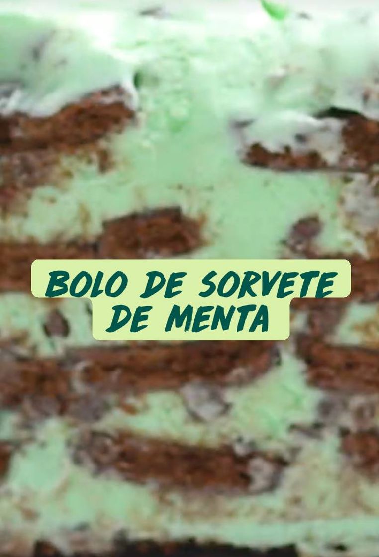 Fashion Bolo de sorvete de menta