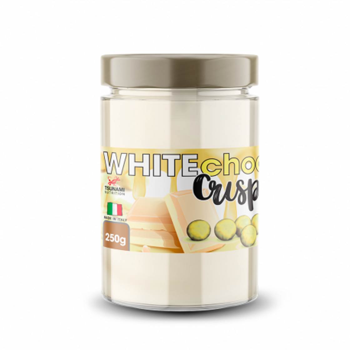 Fashion WHITE Choco Crisp 250 g - Tsunami Nutrition