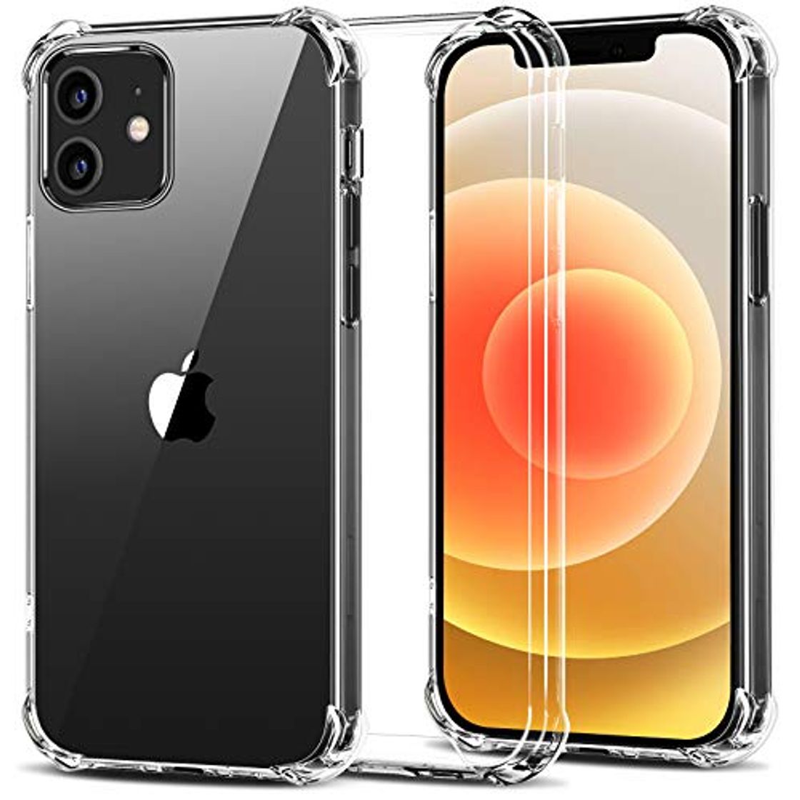 Social Babacom Funda para iPhone 12 / iPhone 12 Pro, Carcasa Protectora Anti-Choques