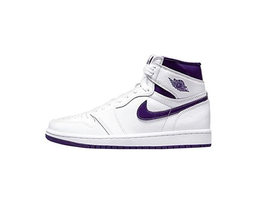 Jordan 1 High OG Court Mujeres Púrpura Blanco/Court Purple