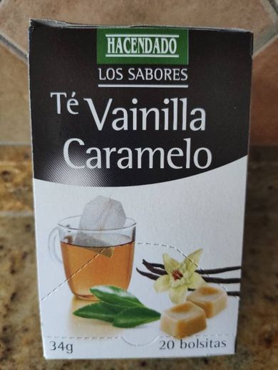 Hacendado Infusion te con vainilla y caramelo 20 bolsitas