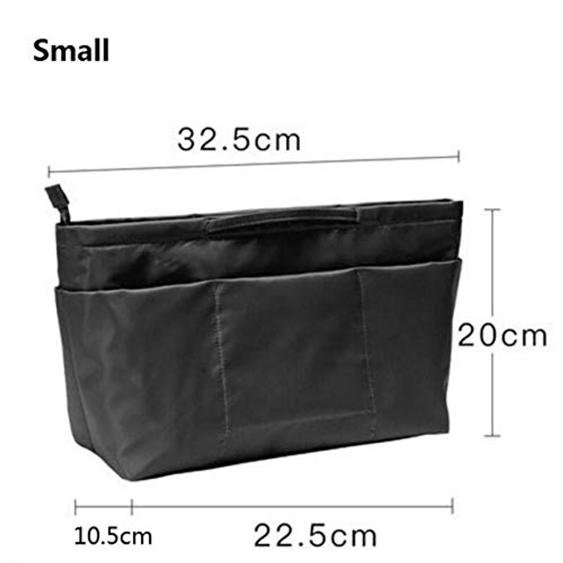 Fashion ZKYXZG Bolso de Cosméticos Bolsa de Maquillaje Organizador Insertar Bolso Organizador de