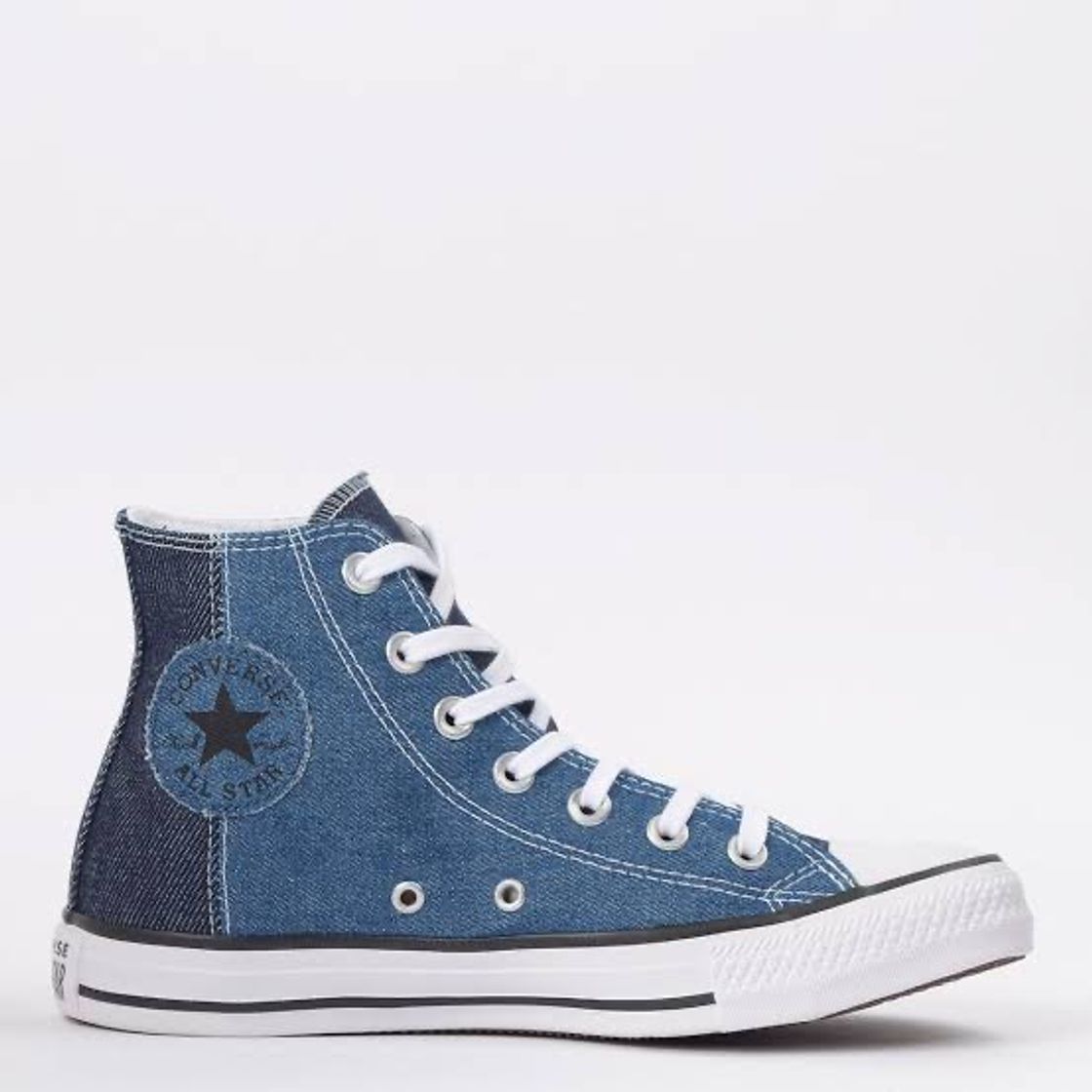 Fashion Tênis Converse Chuck Taylor All Star Hi Marinho Preto