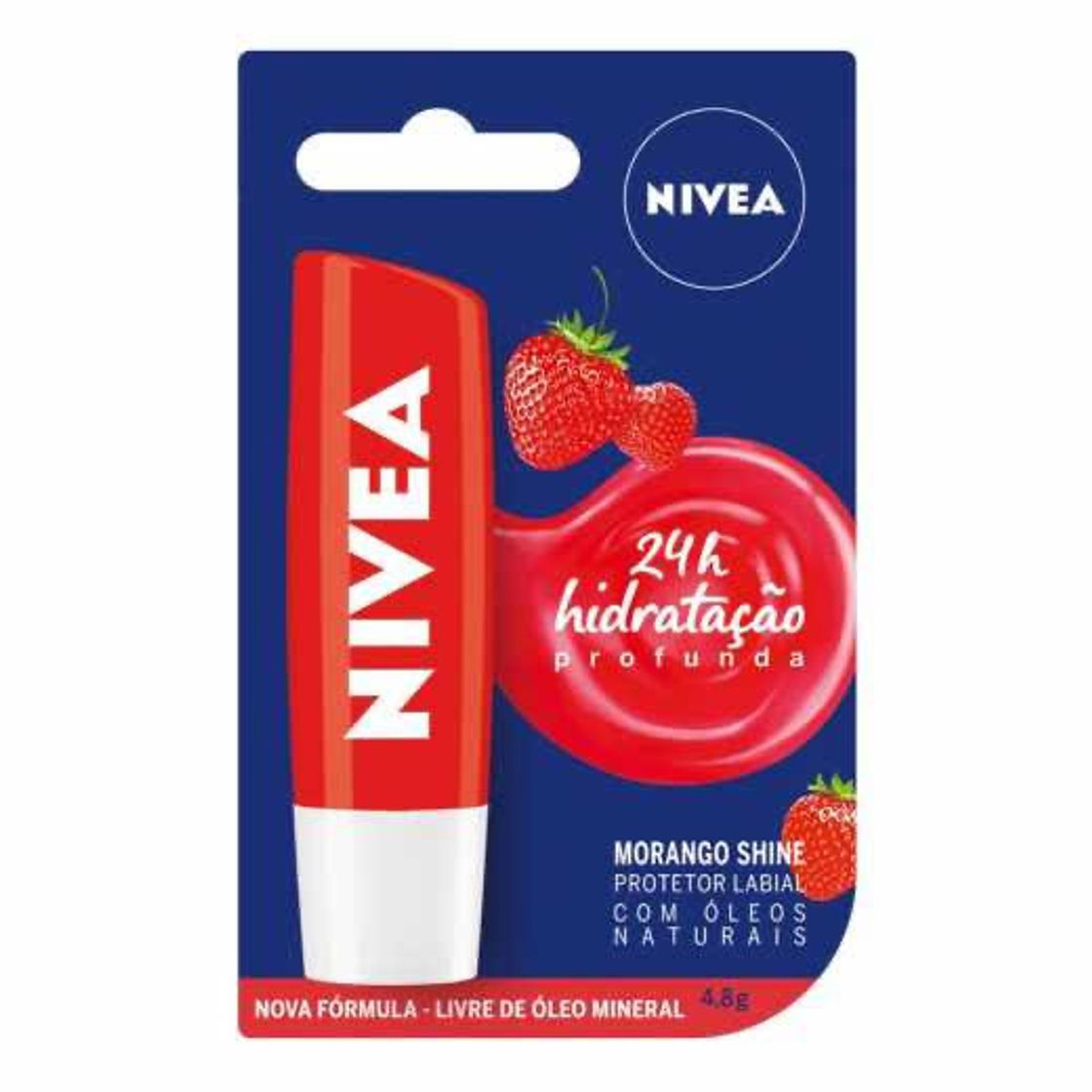 Product Nivea Bálsamo labial – Fruity Shine Strawberry – Paquete de 1 por Nivea