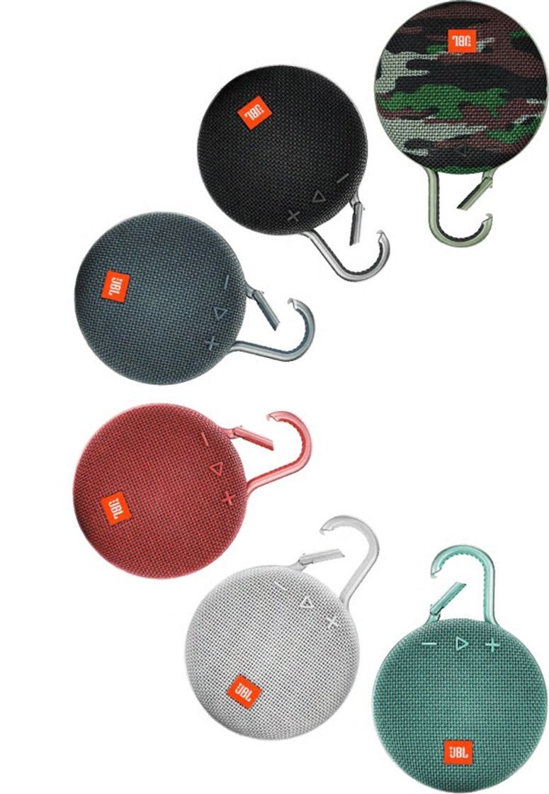 Electronic JBL Clip 3 Altavoz inalámbrico portátil con Bluetooth - Parlante resistente al
