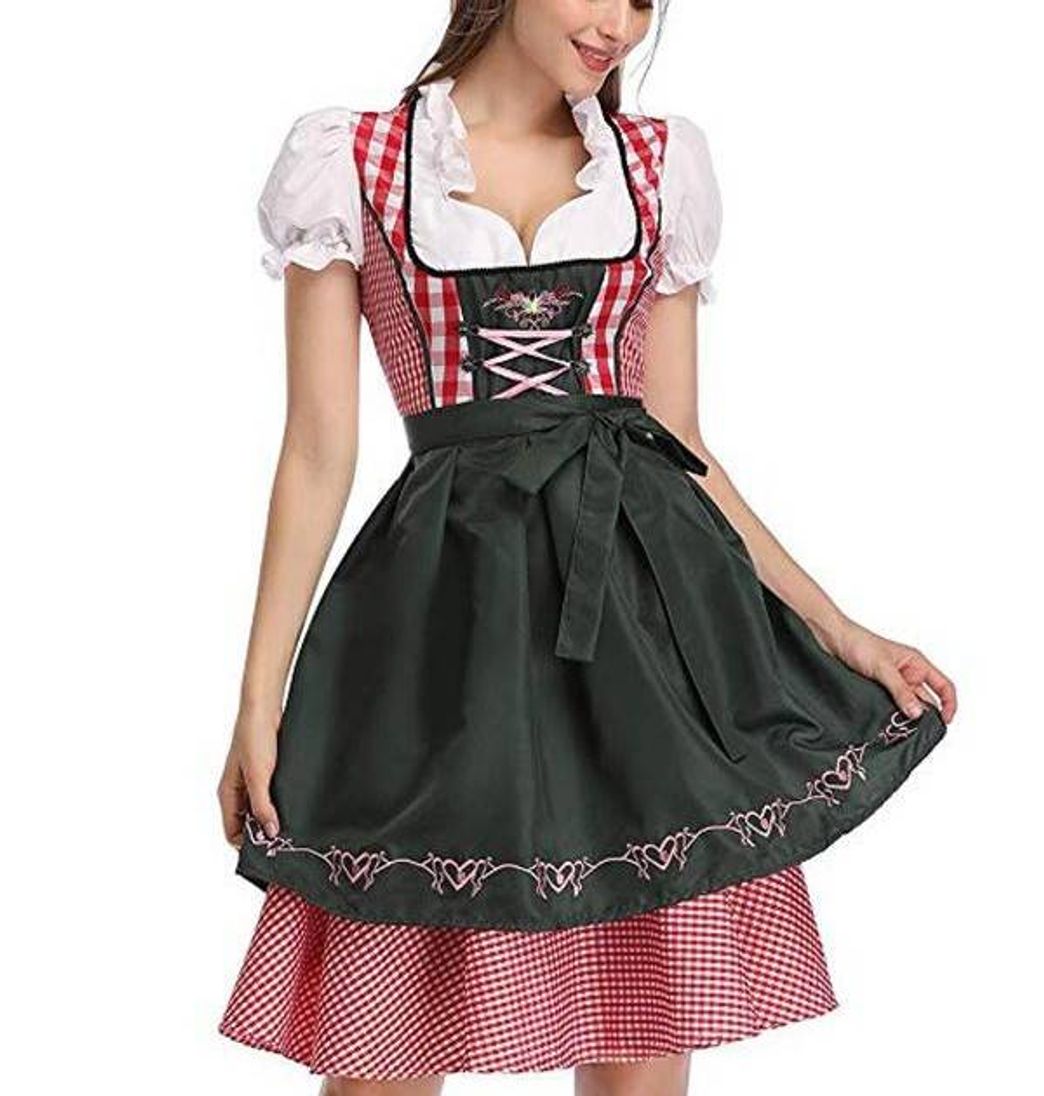 Fashion Alte Liebe Auténtico Vestido de Halloween bávaro 2 PC. alemán Dirndl con