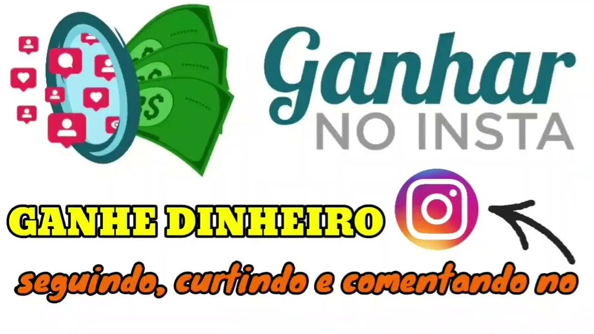 Moda Ganhe dinheiro curtindo e seguindo perfis no instagram.