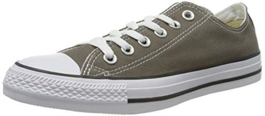 Converse Chuck Taylor All Star Seasonal Ox, Sneaker Mujer, Gris