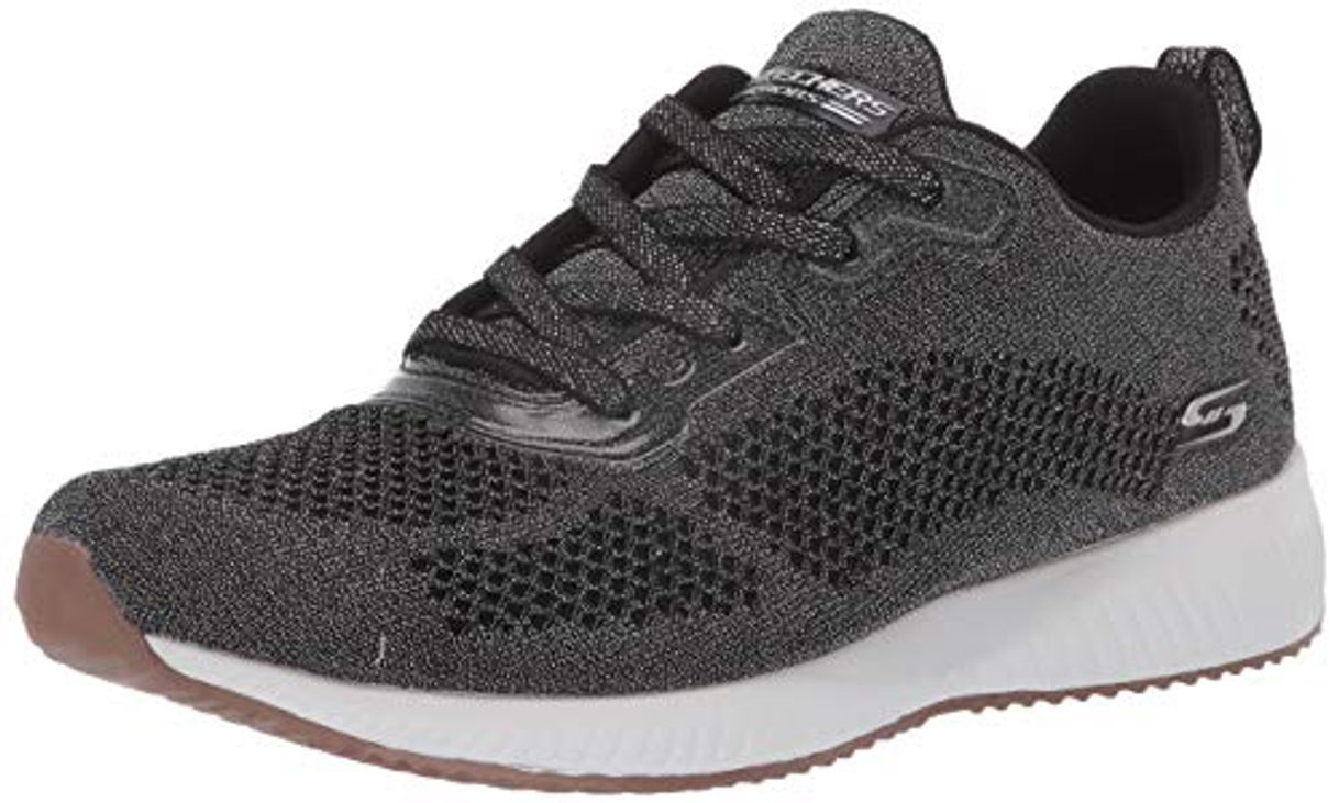 Moda Skechers Bobs Squad-Glitz Maker, Zapatillas Mujer, Negro