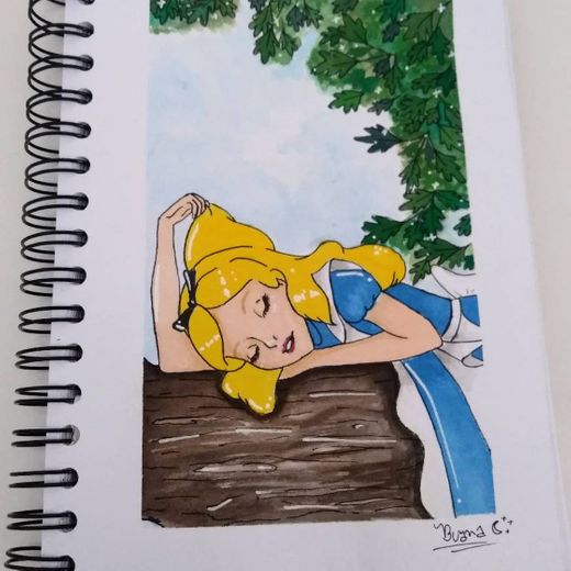 Alice Drawing 