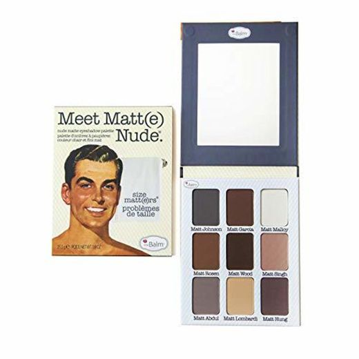 The Balm Nude Matte Eye Shadow Palette Meet Matt(e) Nude 9 Shades