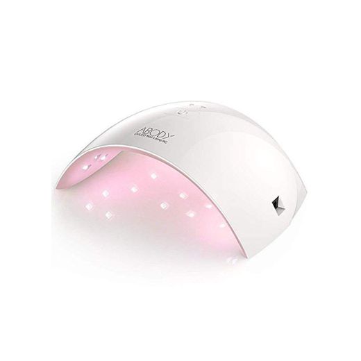 Abody Secador de Uñas 24W Lámpara LED UV Profesional Maquillaje Uñas con