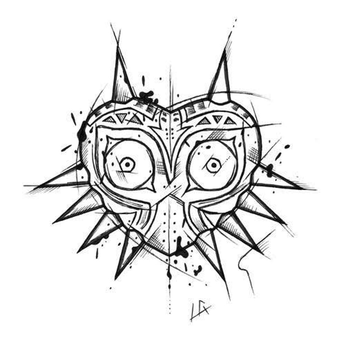 Moda Tatuaje majoras mask