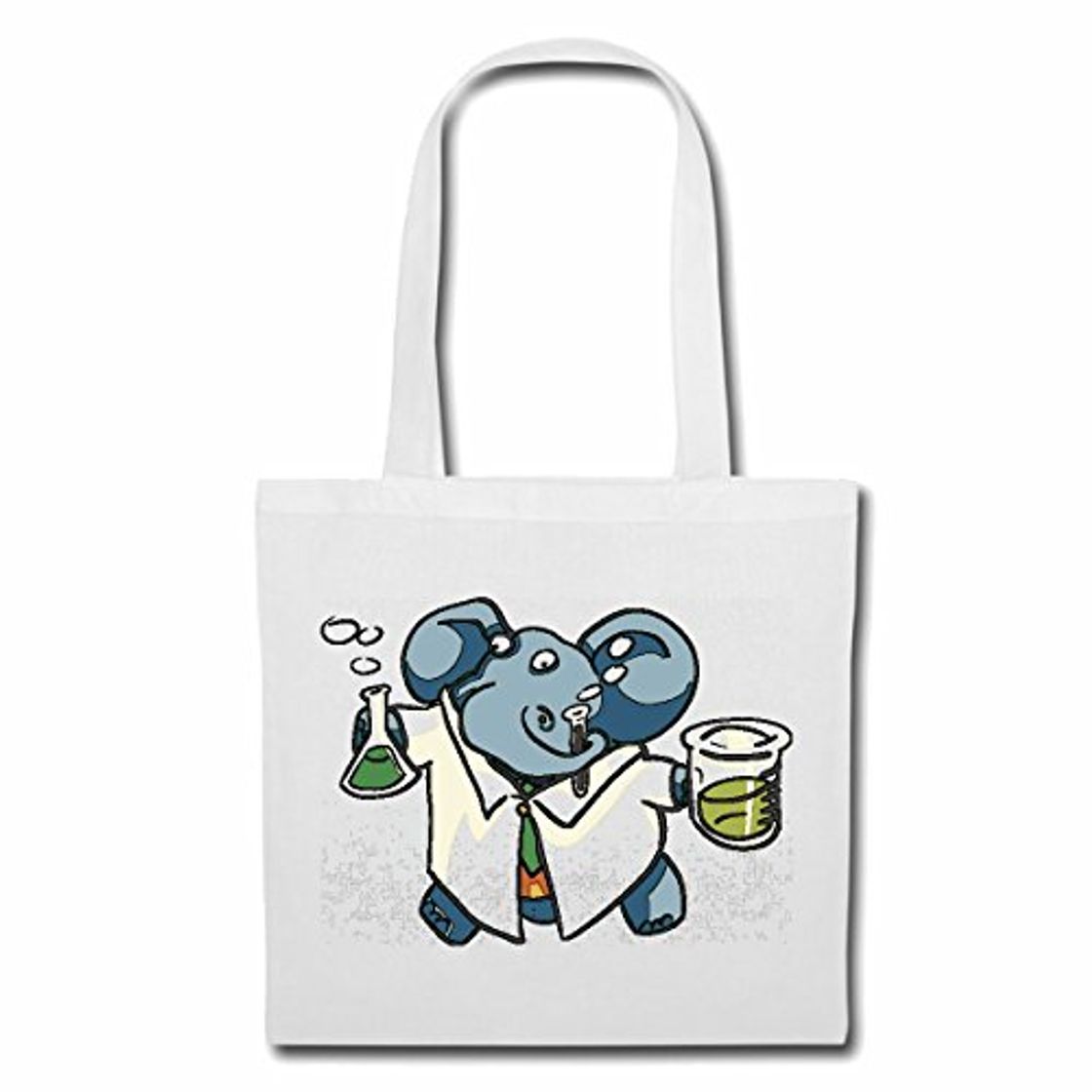 Fashion Bolsillo Bolso Bolsa Elefante como FÍSICA EN LABORATORIO DE QUÍMICA ELEFANTES TRONCO africano animal elefante asiático ELEFANTE BENJAMIN Bolsa de deporte Bolsas de Blanco