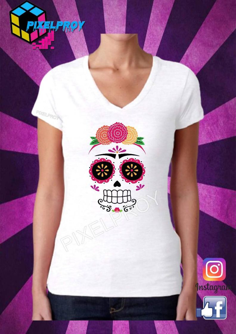 Social Playera calavera