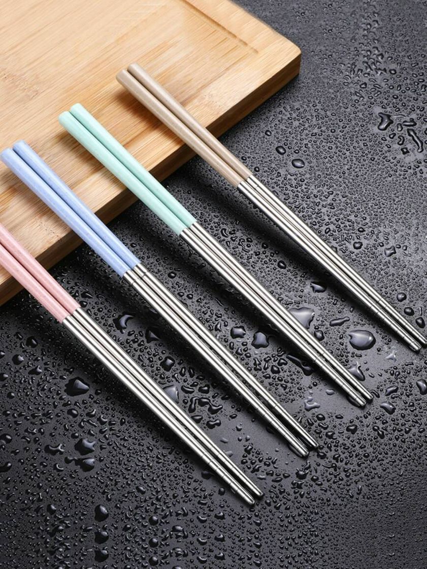Palillos chinos de acero inoxidable