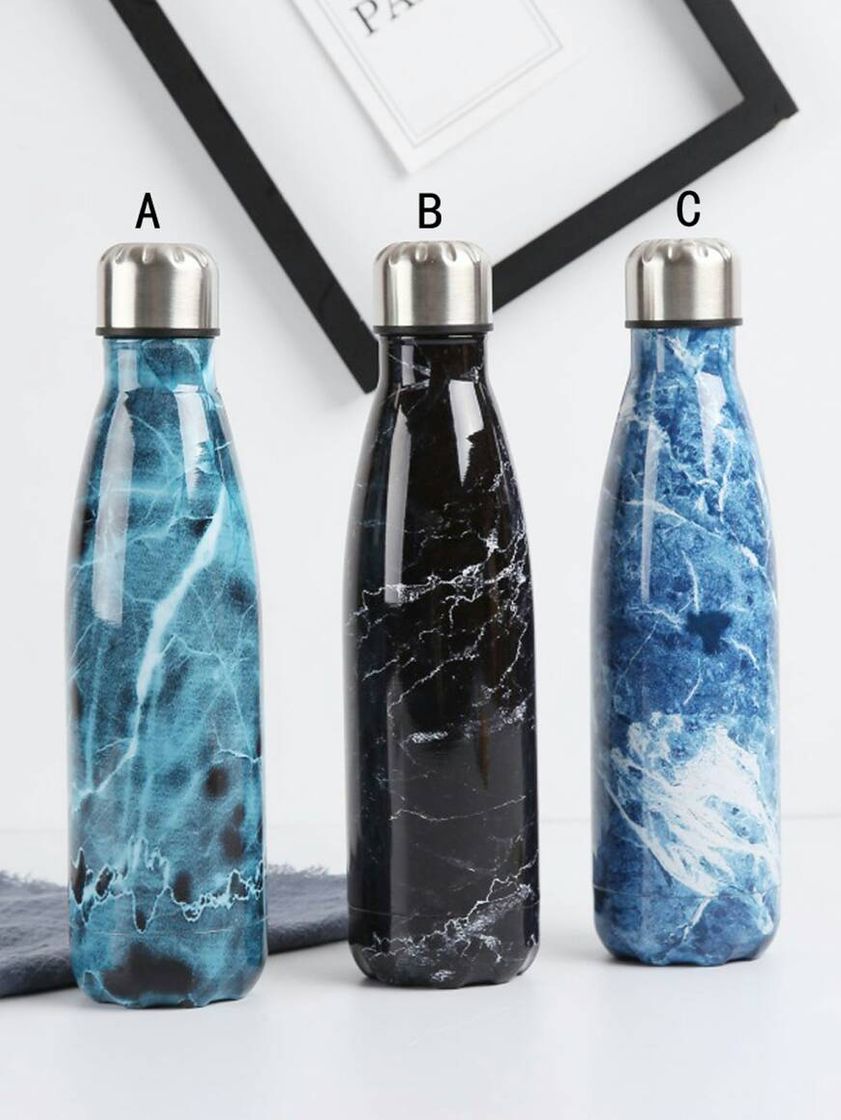 Botellas para agua con patrón de mármol