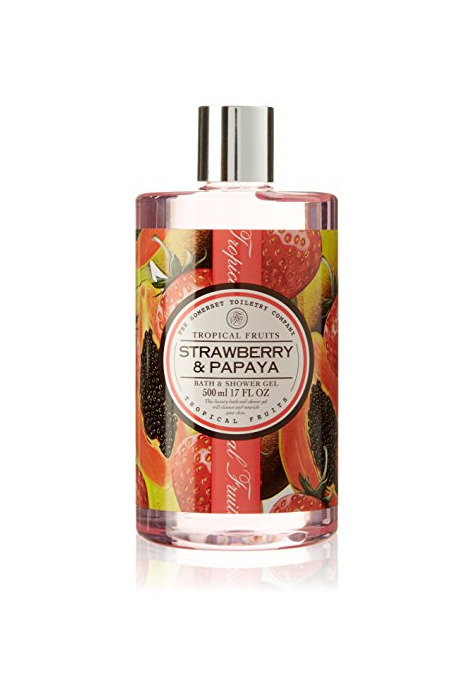 Beauty Tropical Fruits Strawberry & Papaya Bath & Shower Gel 500ml