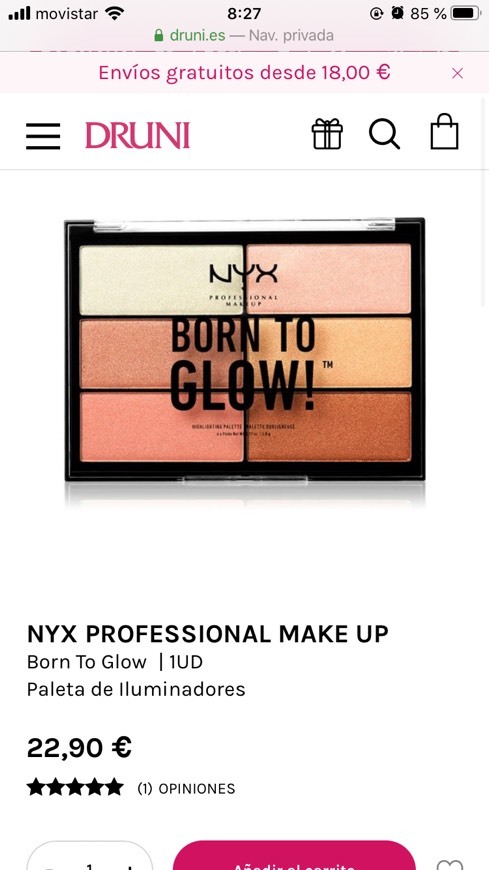 Producto NYX PROFESSIONAL MAKE UP
Born To Glow