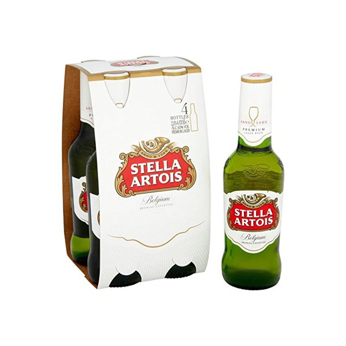 Product Botellas Stella Artois 4 x 284ml