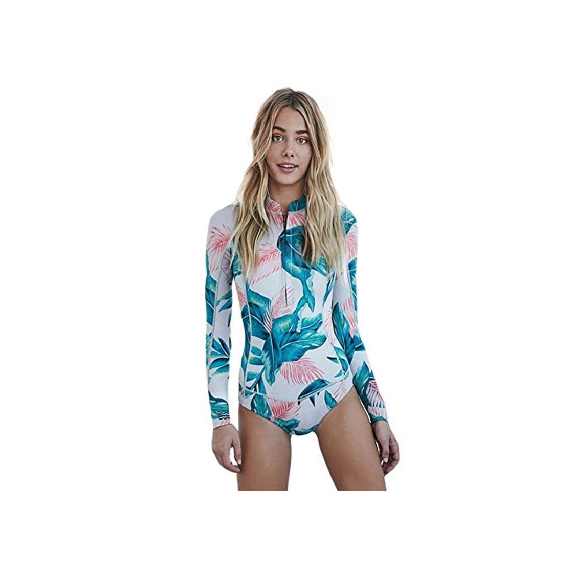 Producto Beachkini Mujer Surf Ropa Una Pieza Traje de Baño Manga Larga Bañador Rashguard