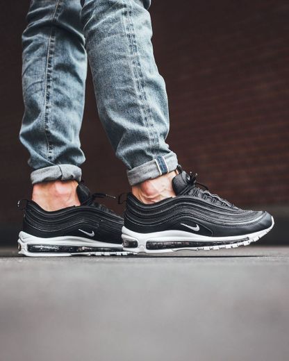 Nike Air MAX 97, Zapatillas de Running para Hombre, Negro