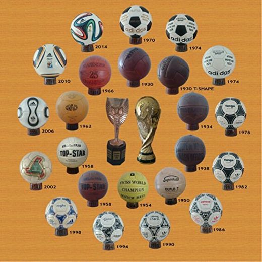 Colección de balones mundialistas desde 1930 - 2014