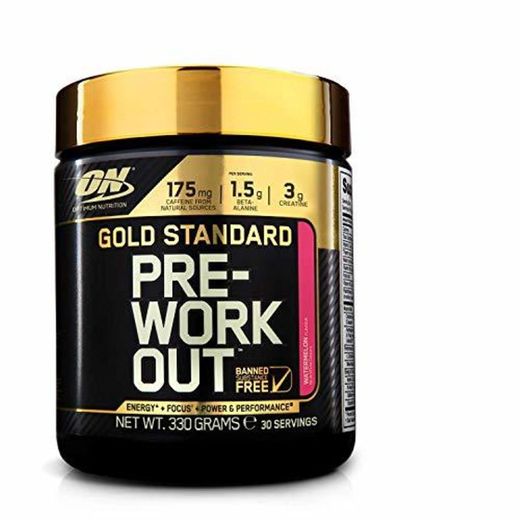 Optimum Nutrition ON Gold Standard Pre Workout en Polvo con Creatina Monohidrato