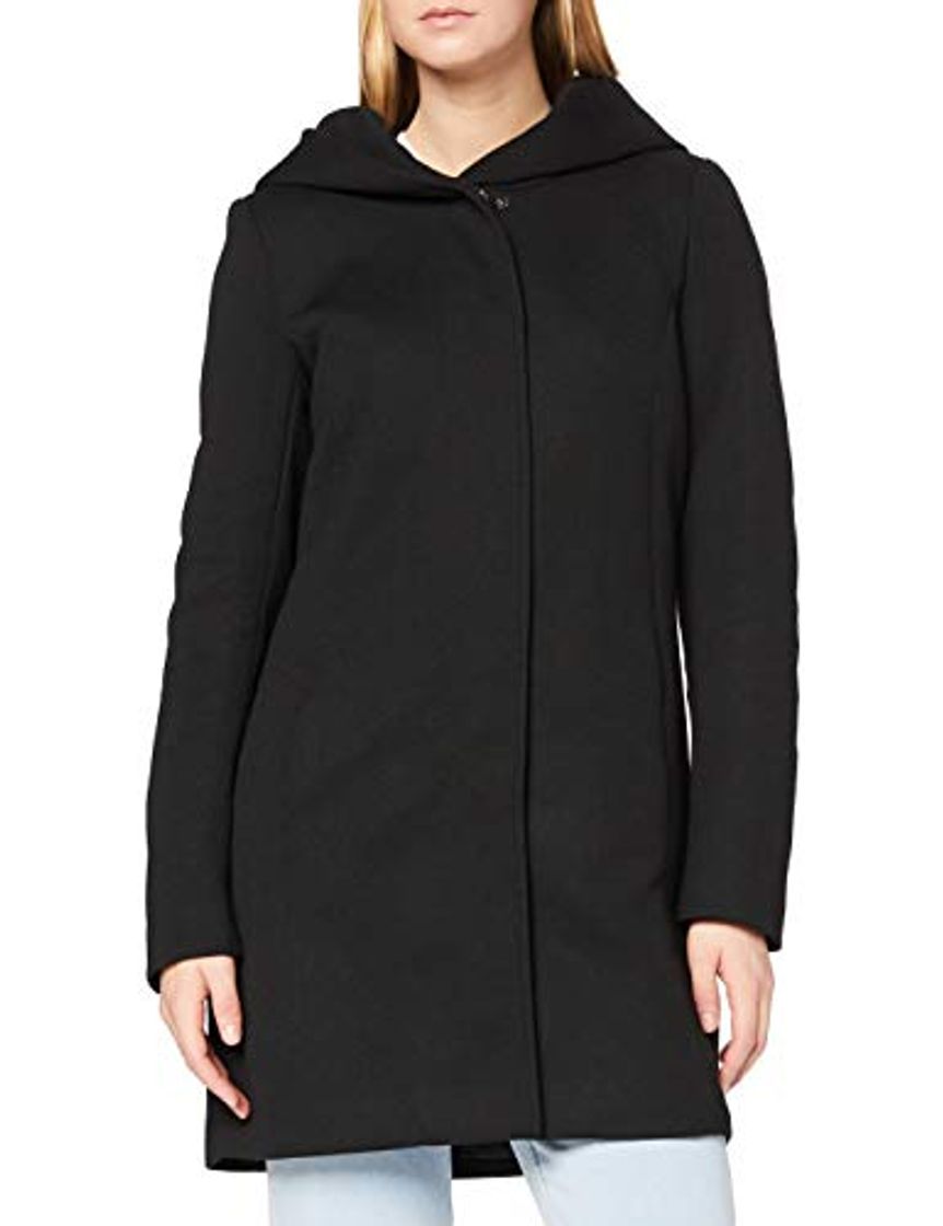 Moda Only Onlsedona Boucle Wool Coat Otw Noos Abrigo, Negro