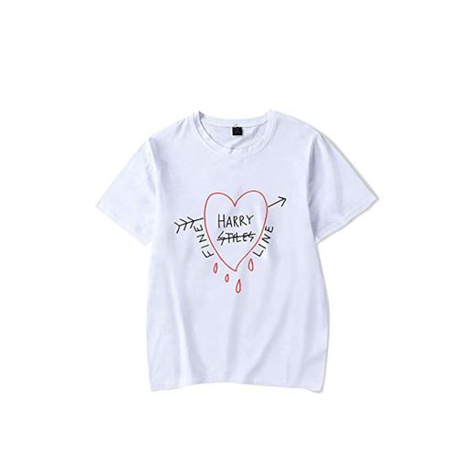 Hip Hop Harry Styles Línea Fina Camiseta del Amor en gráfico Camiseta