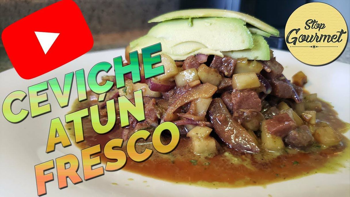 Moda CEVICHE DE ATÚN FRESCO CON SALSA NEGRA Y AGUACHILE