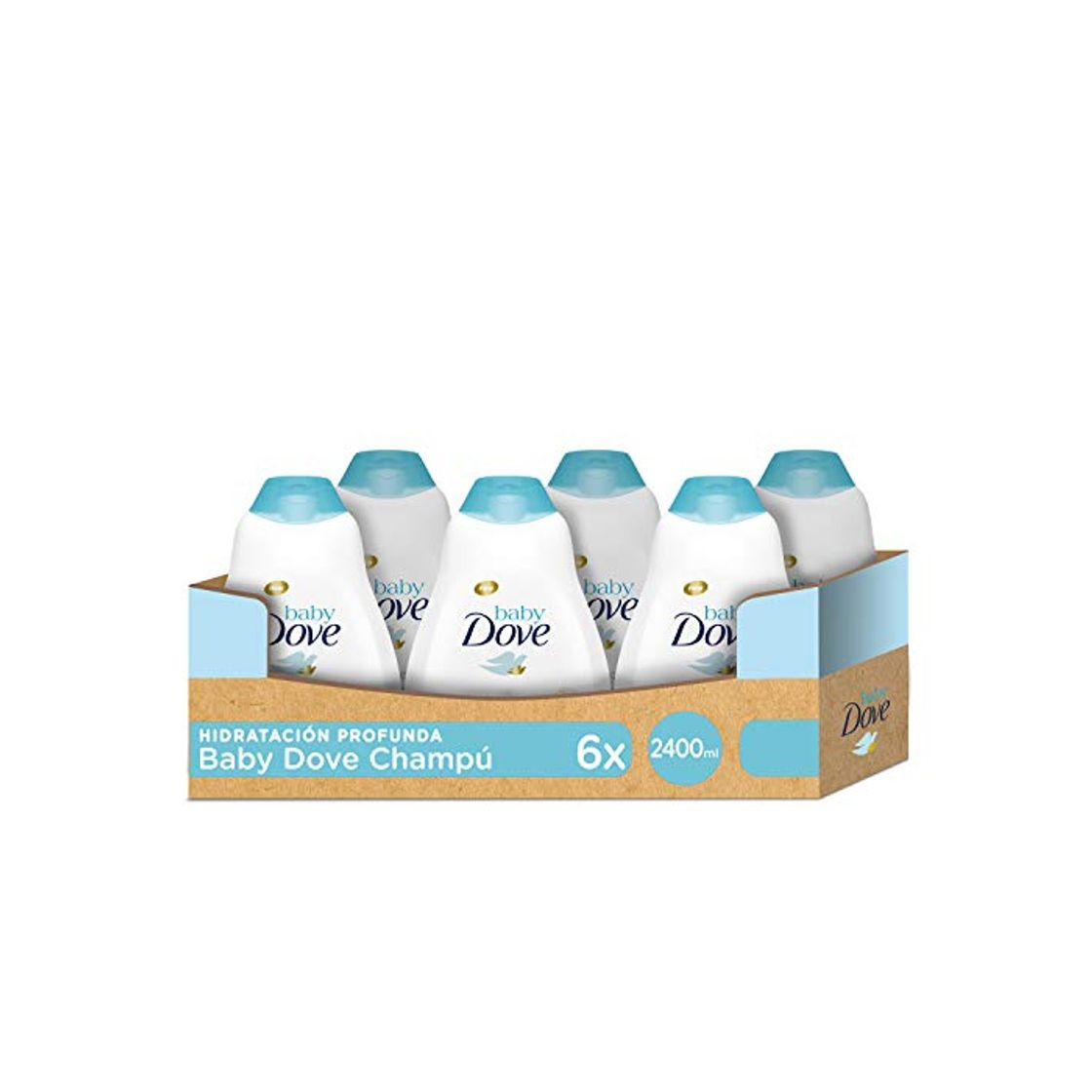 Social Dove Baby Hidratación Profunda Champú Hipoalergénico 400 ml