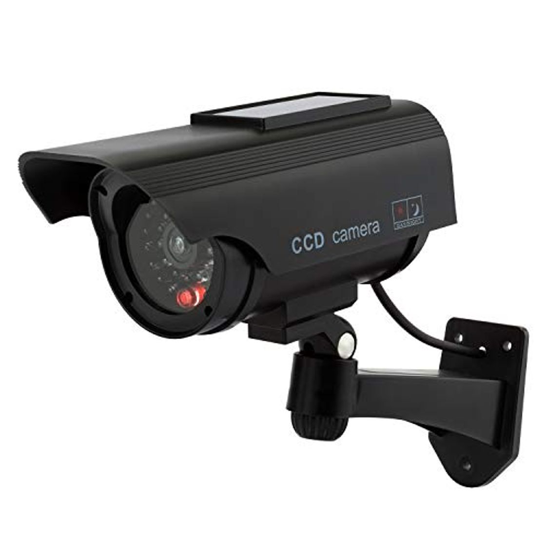 Social TOROTON Cámara Falsa Dummy Cámara con Energía Solar de Seguridad LED Parpadeante Sistema de Vigilancia Cámara Simulada CCTV