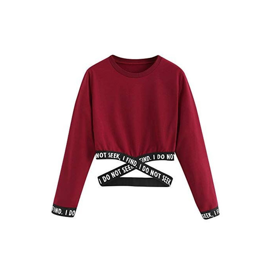 Social Sudaderas Sin Capucha Corta Tumblr Deporte Primavera Invierno para Mujer